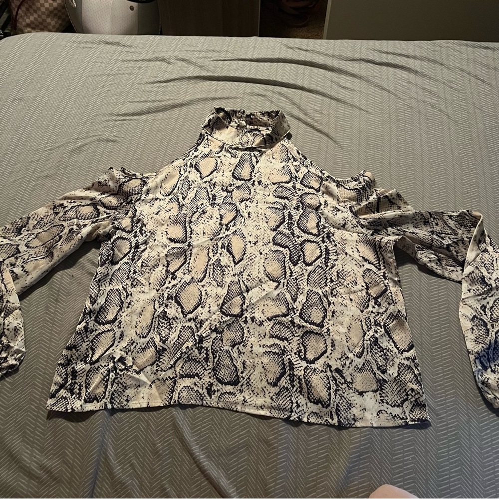 SNAKESKIN BLOUSE